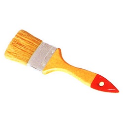 2" PAINT BRUSH ECONOMY, WOOD HANDLE